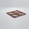 Ekena Millwork Extra Small Fleetwood Decorative Fretwork Wood Wall Panels, Walnut, 7 3/8"W x 7 3/8"H x 3/8"T WALW08X08X0375FLTWA - alternate 3